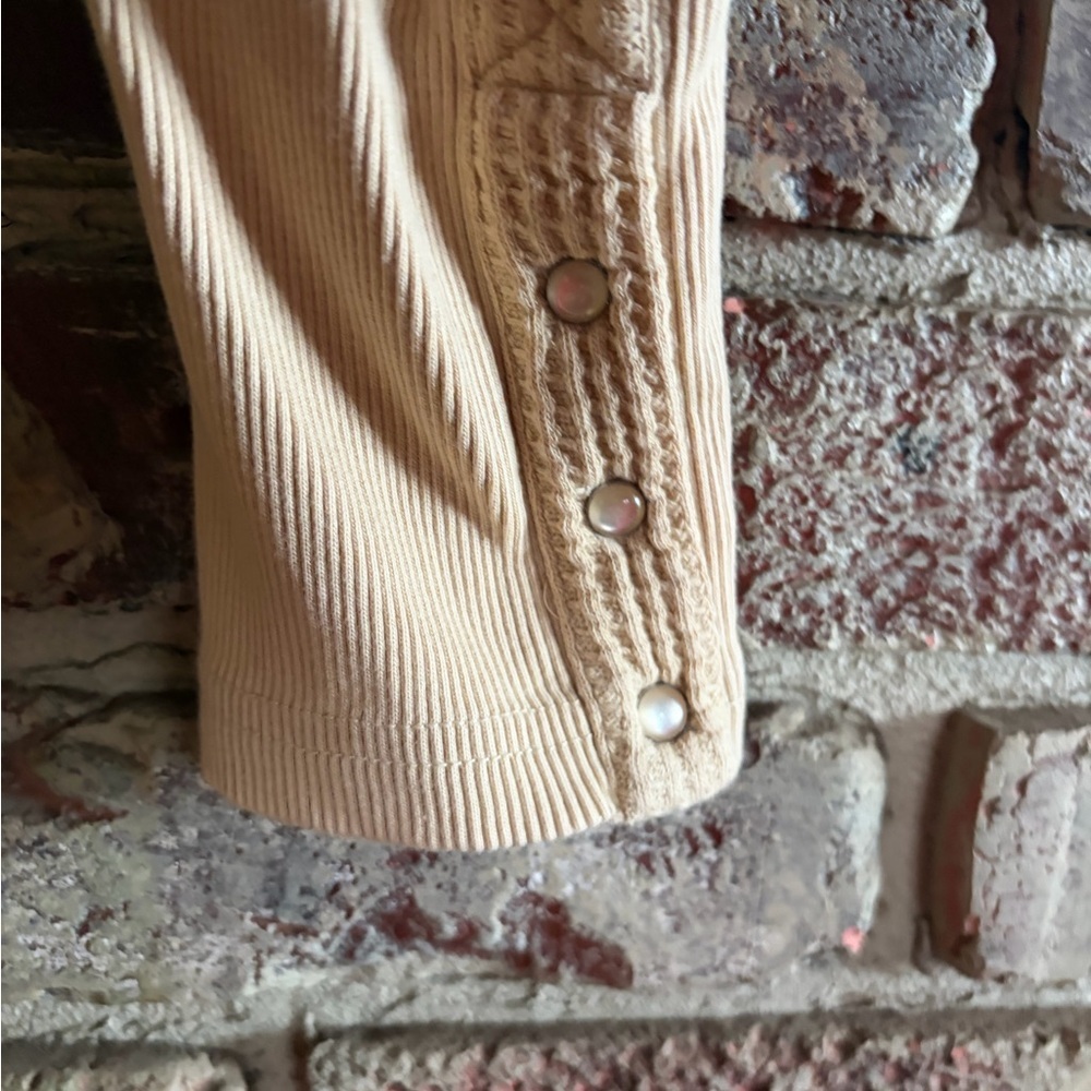 NWOT HOOEY Juniper Henley long Sleeve Thermal | Snap Buttons | M - Picture 7 of 8